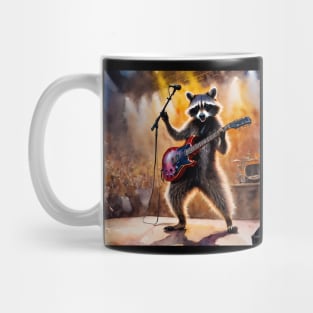 raccoon roll Mug